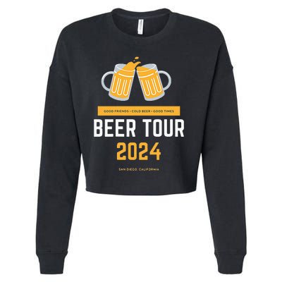 2024 Beer Cropped Pullover Crew