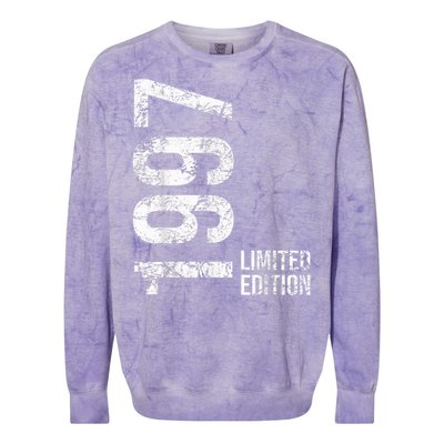 26th Birthday 26 Years Man Woman Retro Vintage 1997 Gift Colorblast Crewneck Sweatshirt