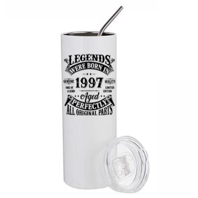 27th Birthday 27 Years Old Vintage Legends Born In 1997 Stainless Steel Tumbler