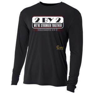 2 By 2: Were Stronger Together With Logo Cooling Performance Long Sleeve Crew