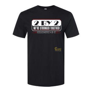 2 By 2: Were Stronger Together With Logo Softstyle CVC T-Shirt