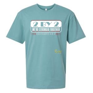 2 By 2: Were Stronger Together With Logo Sueded Cloud Jersey T-Shirt