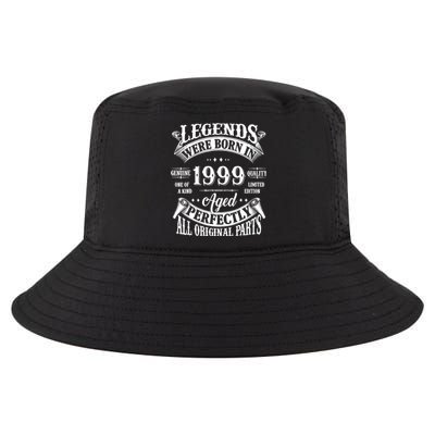 25th Birthday 25 Years Old Vintage Legends Born In 1999 Cool Comfort Performance Bucket Hat