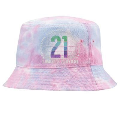 21st Birthday 21 Year Old Gifts Vintage 2002 Limited Edition Love Cute Tie-Dyed Bucket Hat