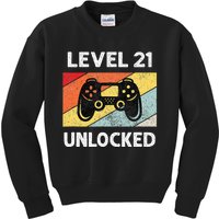 21st Birthday 21 Year Old Kids Sweatshirt