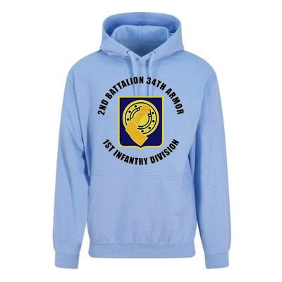 2nd Battalion 34th Armor 1st Infantry Division Veteran Unisex Surf Hoodie