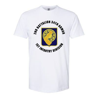 2nd Battalion 34th Armor 1st Infantry Division Veteran Softstyle CVC T-Shirt