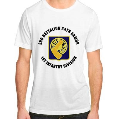 2nd Battalion 34th Armor 1st Infantry Division Veteran Adult ChromaSoft Performance T-Shirt