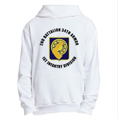 2nd Battalion 34th Armor 1st Infantry Division Veteran Urban Pullover Hoodie