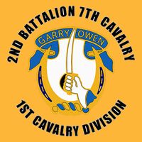 2nd Battalion 7th Cavalry 1st Cavalry Division Veteran Sustainable Knit Beanie