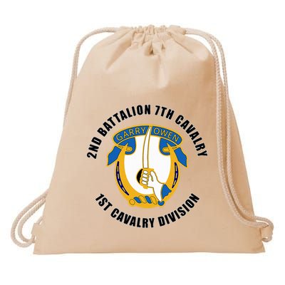 2nd Battalion 7th Cavalry 1st Cavalry Division Veteran Drawstring Bag