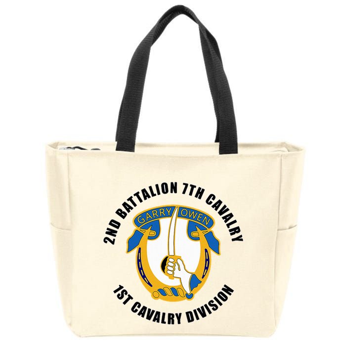 2nd Battalion 7th Cavalry 1st Cavalry Division Veteran Zip Tote Bag
