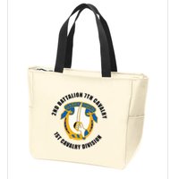 2nd Battalion 7th Cavalry 1st Cavalry Division Veteran Zip Tote Bag