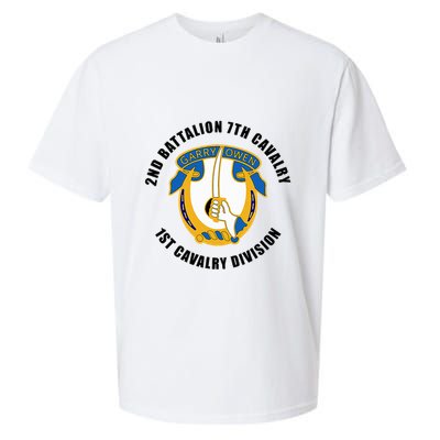 2nd Battalion 7th Cavalry 1st Cavalry Division Veteran Sueded Cloud Jersey T-Shirt