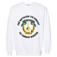 2nd Battalion 7th Cavalry 1st Cavalry Division Veteran Garment-Dyed Sweatshirt
