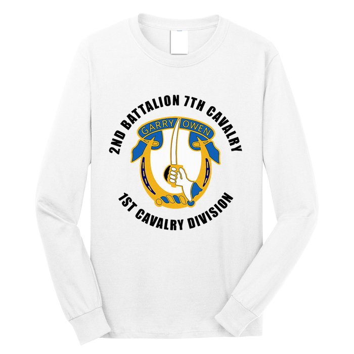 2nd Battalion 7th Cavalry 1st Cavalry Division Veteran Long Sleeve Shirt