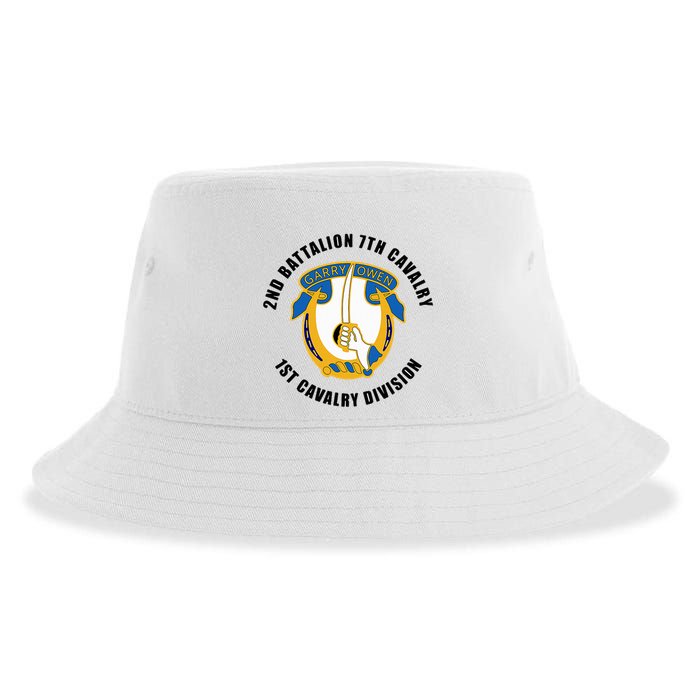 2nd Battalion 7th Cavalry 1st Cavalry Division Veteran Sustainable Bucket Hat