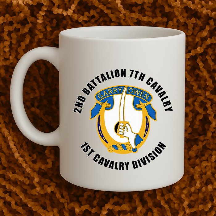 2nd Battalion 7th Cavalry 1st Cavalry Division Veteran Mug