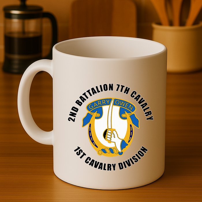 2nd Battalion 7th Cavalry 1st Cavalry Division Veteran Mug