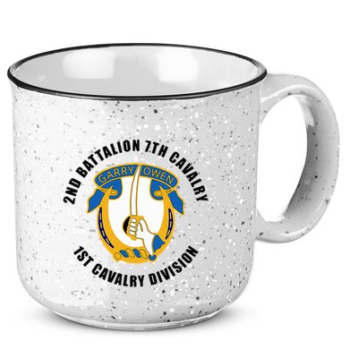 2nd Battalion 7th Cavalry 1st Cavalry Division Veteran 15oz Campfire Ceramic Mug