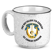 2nd Battalion 7th Cavalry 1st Cavalry Division Veteran 15oz Campfire Ceramic Mug