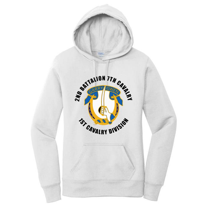 2nd Battalion 7th Cavalry 1st Cavalry Division Veteran Women's Pullover Hoodie
