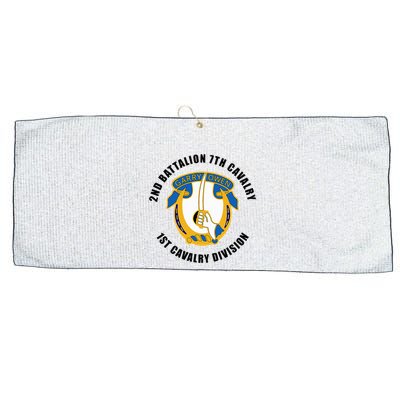 2nd Battalion 7th Cavalry 1st Cavalry Division Veteran Large Microfiber Waffle Golf Towel