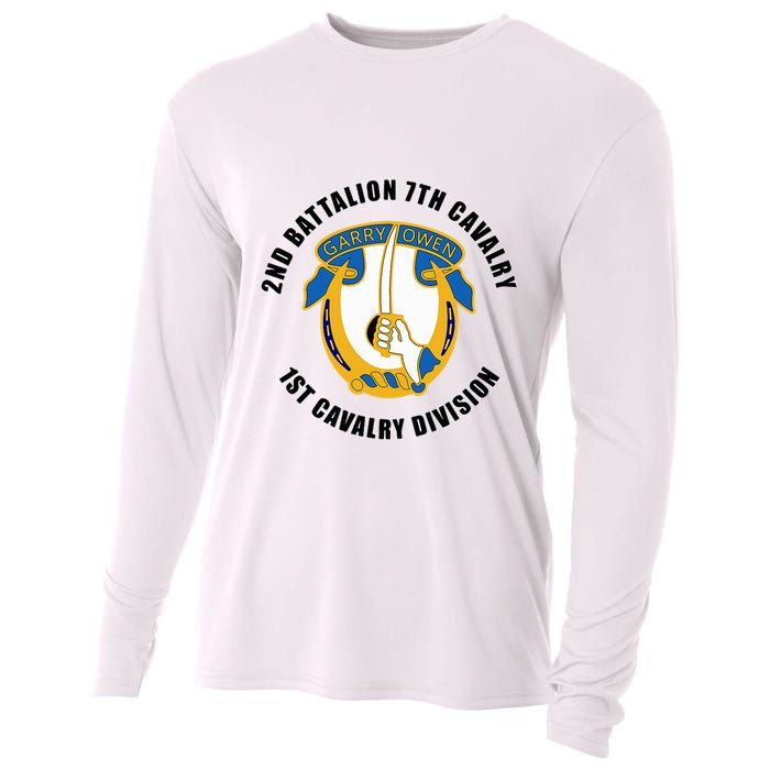 2nd Battalion 7th Cavalry 1st Cavalry Division Veteran Cooling Performance Long Sleeve Crew