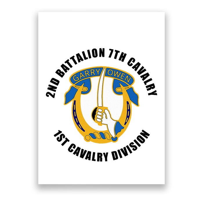 2nd Battalion 7th Cavalry 1st Cavalry Division Veteran Poster