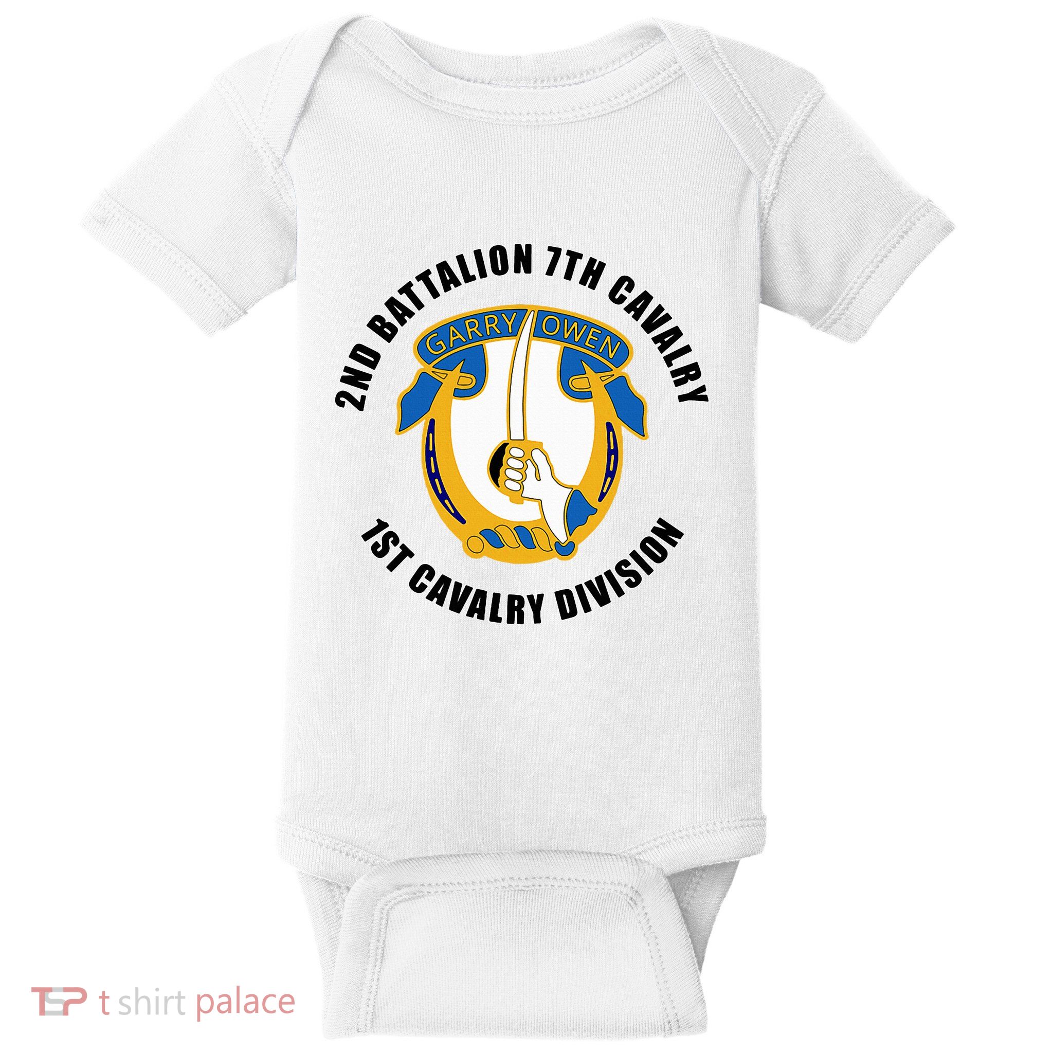 2nd Battalion 7th Cavalry 1st Cavalry Division Veteran Baby Bodysuit