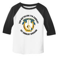 2nd Battalion 7th Cavalry 1st Cavalry Division Veteran Toddler Fine Jersey T-Shirt