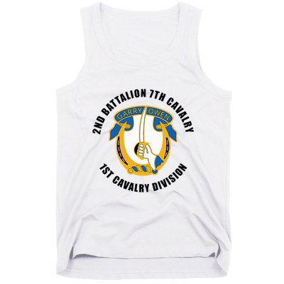 2nd Battalion 7th Cavalry 1st Cavalry Division Veteran Tank Top