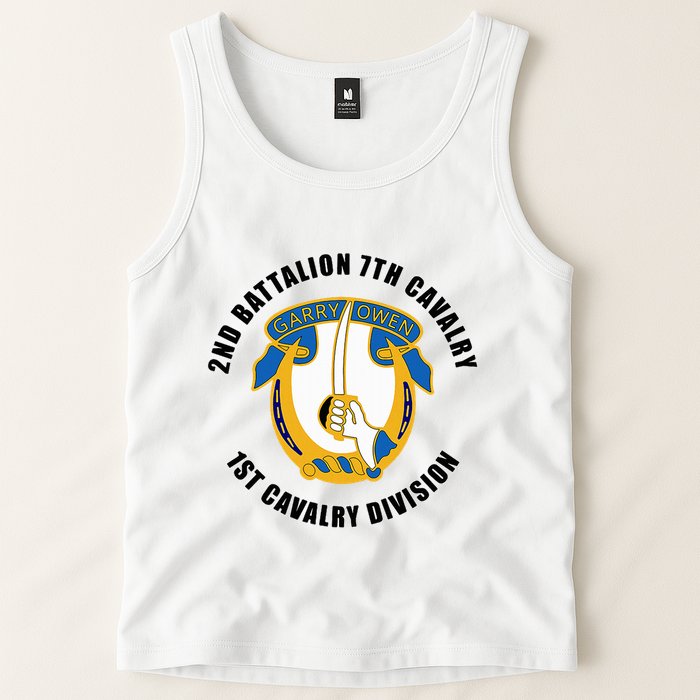 2nd Battalion 7th Cavalry 1st Cavalry Division Veteran Tank Top