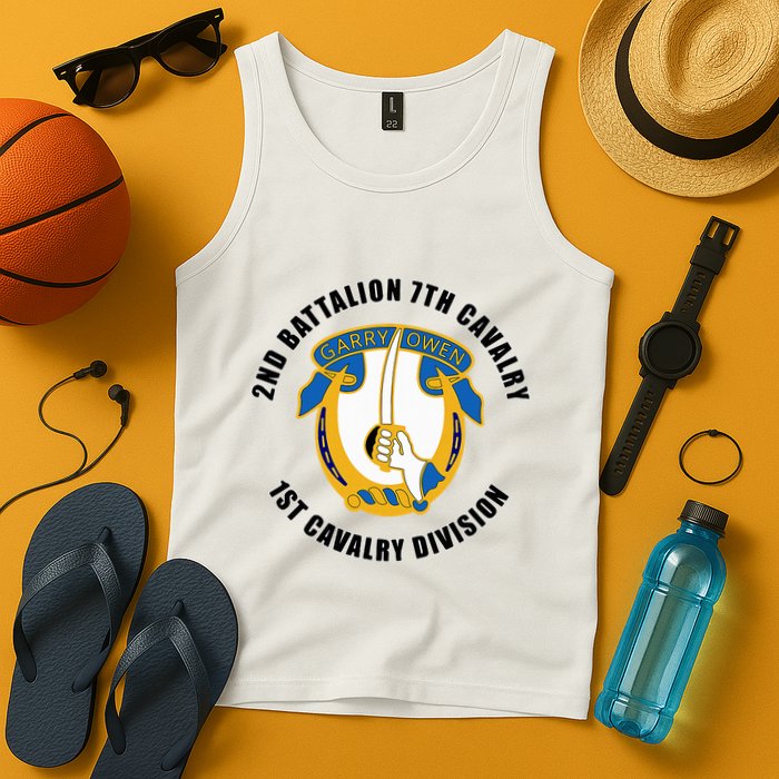 2nd Battalion 7th Cavalry 1st Cavalry Division Veteran Tank Top