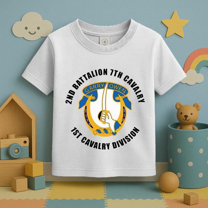 2nd Battalion 7th Cavalry 1st Cavalry Division Veteran Toddler T-Shirt