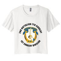 2nd Battalion 7th Cavalry 1st Cavalry Division Veteran Crop Top