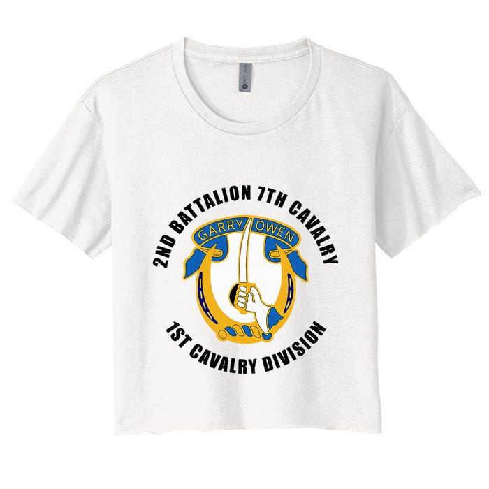 2nd Battalion 7th Cavalry 1st Cavalry Division Veteran Crop Top
