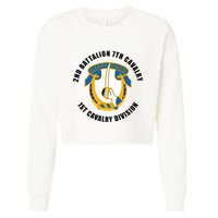 2nd Battalion 7th Cavalry 1st Cavalry Division Veteran Cropped Pullover Crew