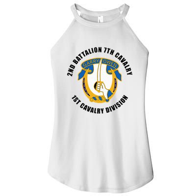 2nd Battalion 7th Cavalry 1st Cavalry Division Veteran Women's Perfect Tri Rocker Tank