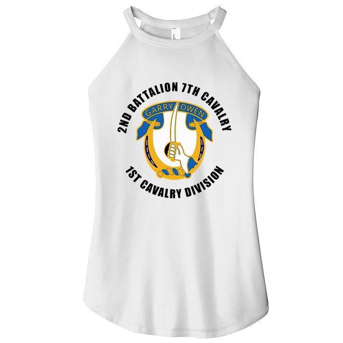 2nd Battalion 7th Cavalry 1st Cavalry Division Veteran Women's Perfect Tri Rocker Tank