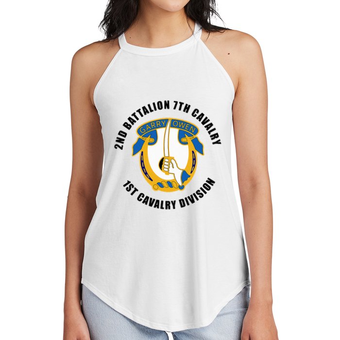 2nd Battalion 7th Cavalry 1st Cavalry Division Veteran Women's Perfect Tri Rocker Tank