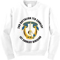 2nd Battalion 7th Cavalry 1st Cavalry Division Veteran Kids Sweatshirt