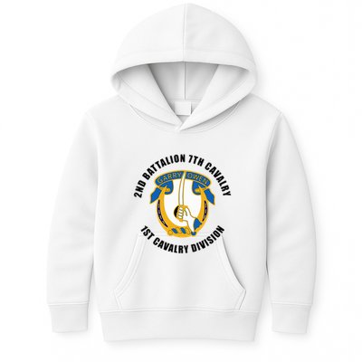 2nd Battalion 7th Cavalry 1st Cavalry Division Veteran Kids Hoodie