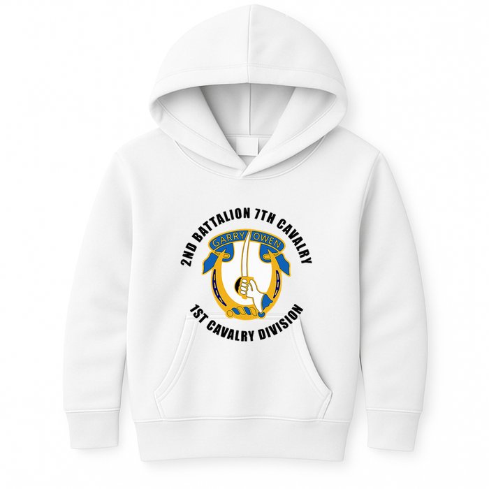 2nd Battalion 7th Cavalry 1st Cavalry Division Veteran Kids Hoodie