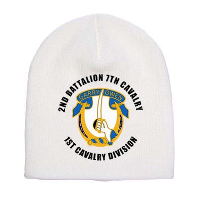 2nd Battalion 7th Cavalry 1st Cavalry Division Veteran Short Acrylic Beanie