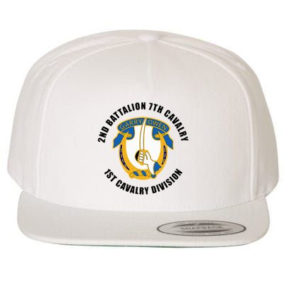 2nd Battalion 7th Cavalry 1st Cavalry Division Veteran Wool Snapback Cap