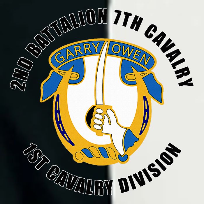 2nd Battalion 7th Cavalry 1st Cavalry Division Veteran Infant Baby Jersey Bodysuit