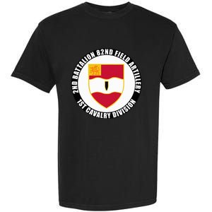 2nd Battalion 82nd Field Artillery 1st Cavalry Division Vet Garment-Dyed Heavyweight T-Shirt