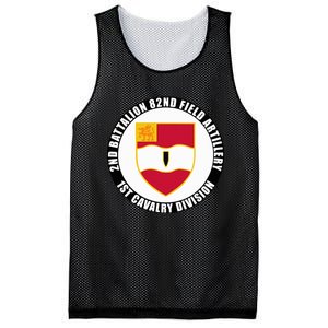 2nd Battalion 82nd Field Artillery 1st Cavalry Division Vet Mesh Reversible Basketball Jersey Tank