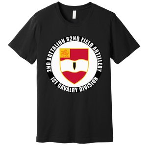 2nd Battalion 82nd Field Artillery 1st Cavalry Division Vet Premium T-Shirt